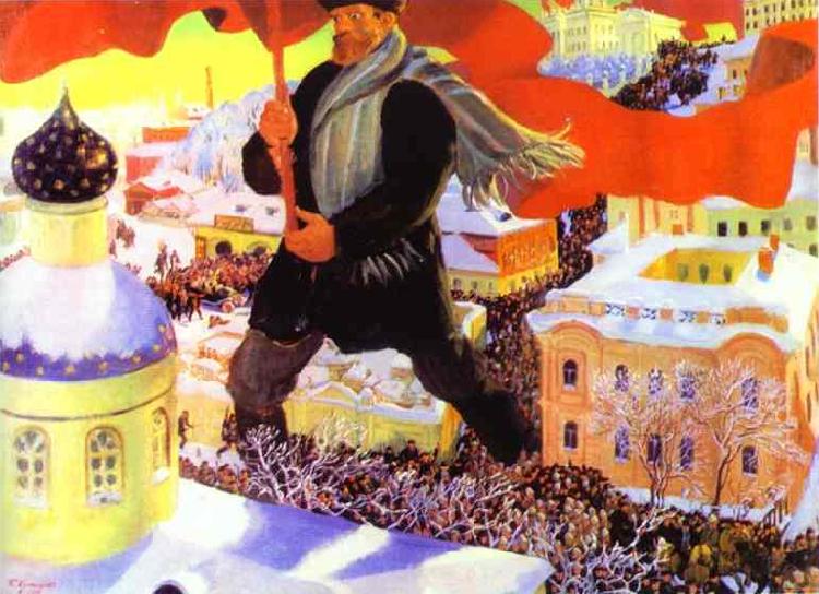 Boris Kustodiev Bolshevik Germany oil painting art